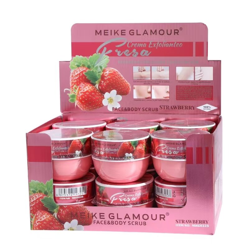 Body Scrub Manufacturer - High-quality Fruit - Strawberry Peach Grape Coconut Aloe Vera