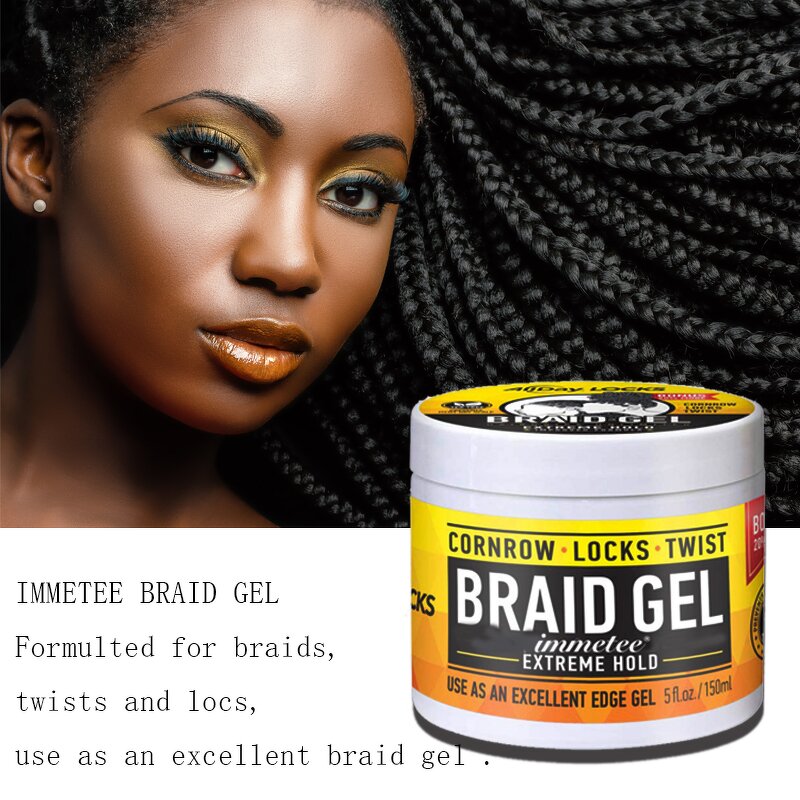 Braid Gel Manufacturer - Private Label Custom Organic - Long-lasting Shining Braiding