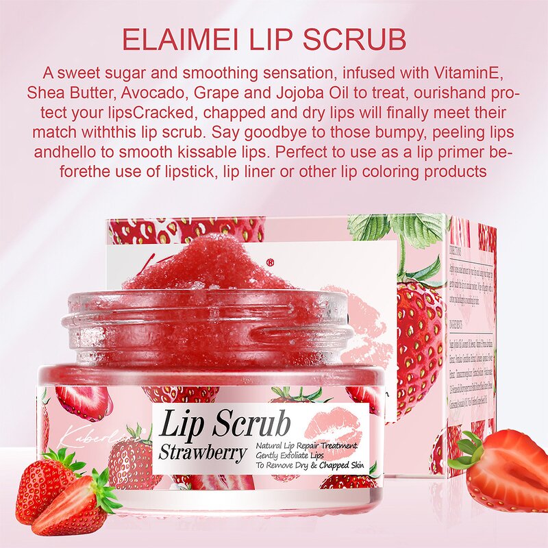 Lip Scrub Manufacturer - Wholesale Strawberry Peach Orange - Vegan Organic Custom Private Label