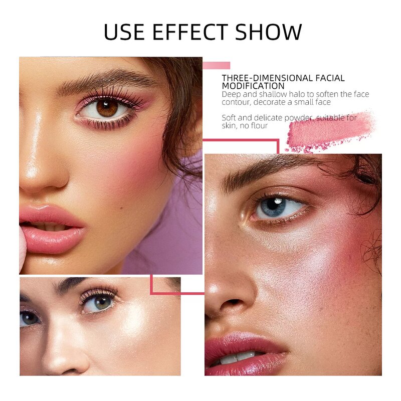 Blush Palette Manufacturer - Single Pressed Powder Vegan - Custom Printed Logo Long Lasting