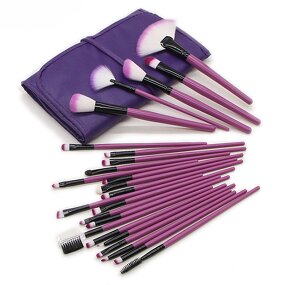 Makeup Brush Set Manufacturer - Synthetic Hair 24pcs - Daily Travel Private Label