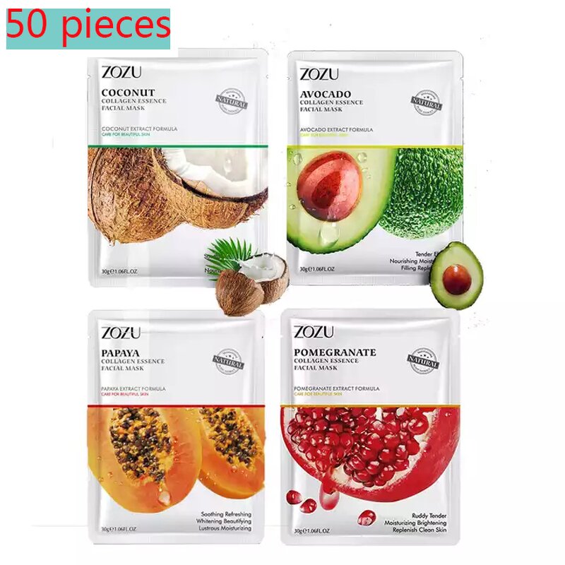 Facial Mask Manufacturer - OEM 50 Pieces Wholesale - Rose Vitamin C Whitening Moisturizing