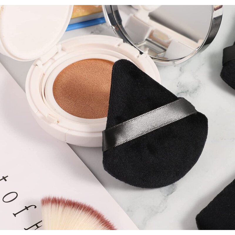 Powder Puff Manufacturer - Black Triangle - Soft Cosmetic Free Samples Hot Sale