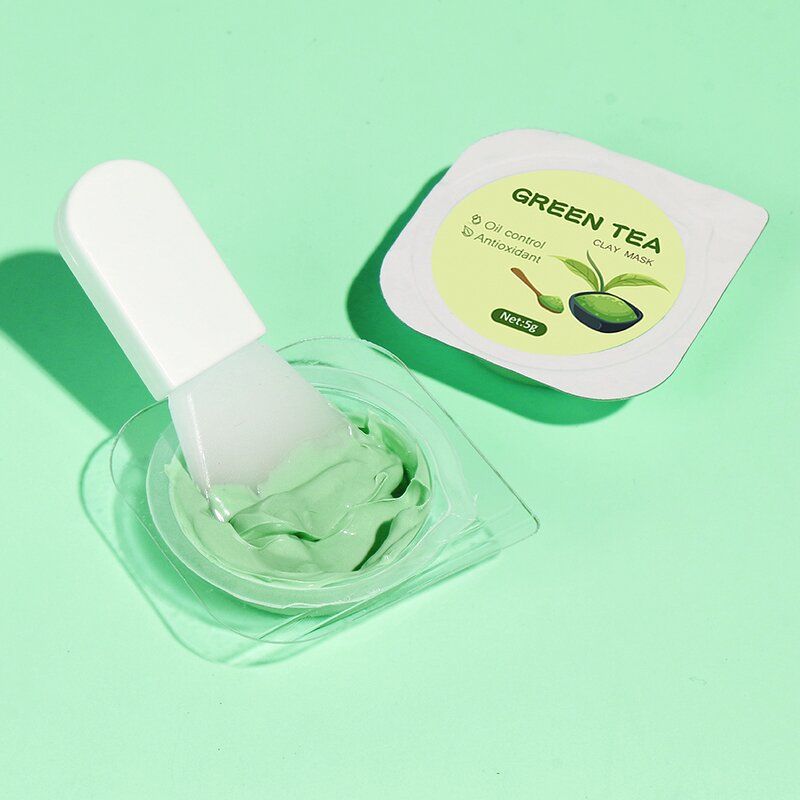 Facial Mask Manufacturer - Organic Clay Kit - Turmeric Green Tea Pink Rose Acne Private Label