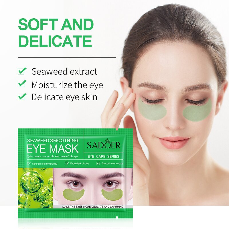 Eye Mask Manufacturer - SADOER Caviar Seaweed - Anti-aging Dark Circles Removal Hydrogel
