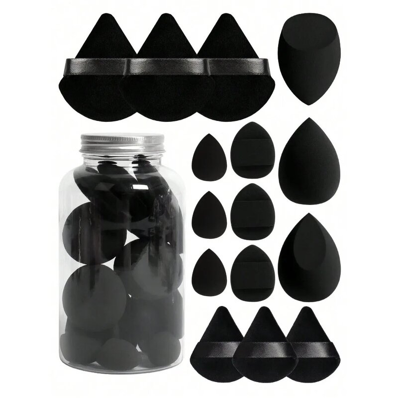 Makeup Sponge Set Manufacturer - 15 in 1 - 5 Popular Colors In A Bottle Wholesale
