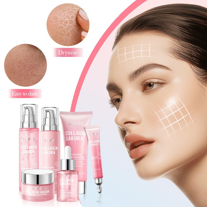 Skin Care Set Manufacturer - Cherry Blossom Protein - Moisturizing Liangze Sakura Efficacy