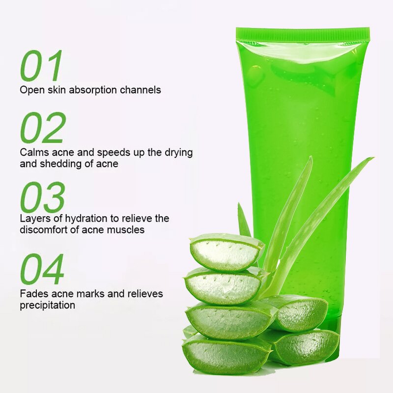 Aloe Vera Gel Manufacturer - 100% Pure Natural Private Label - After Sun Soothing Hydrating