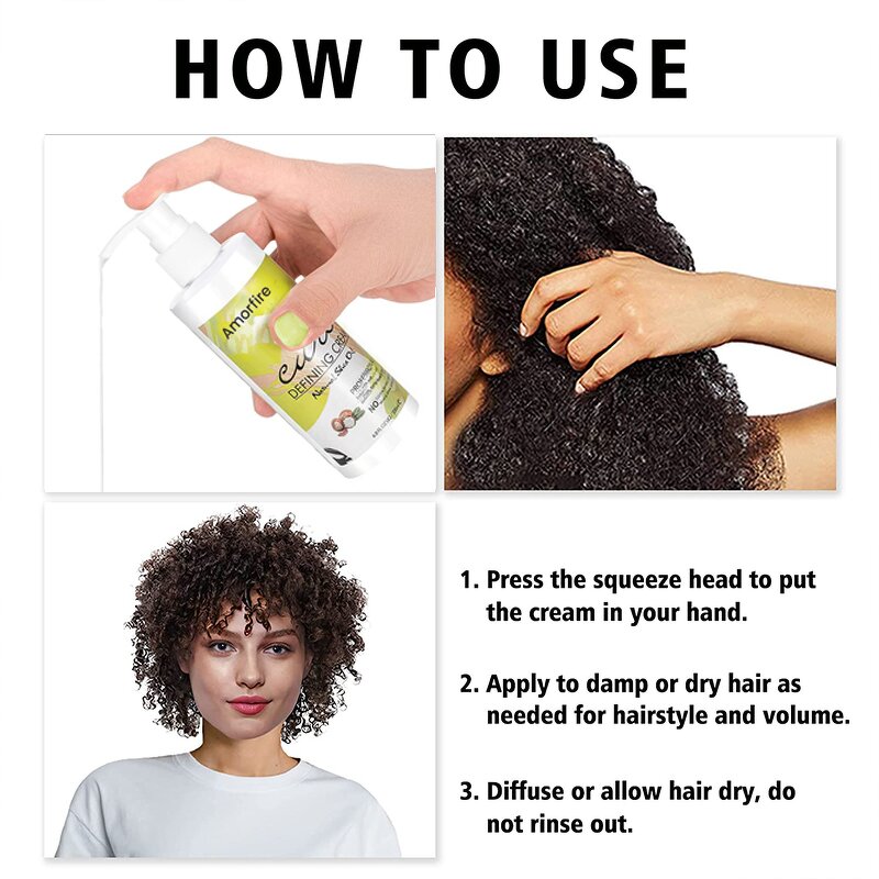 Hair Cream Manufacturer - Customize Anti-frizz - Curl Defining Afro 4C Private Label