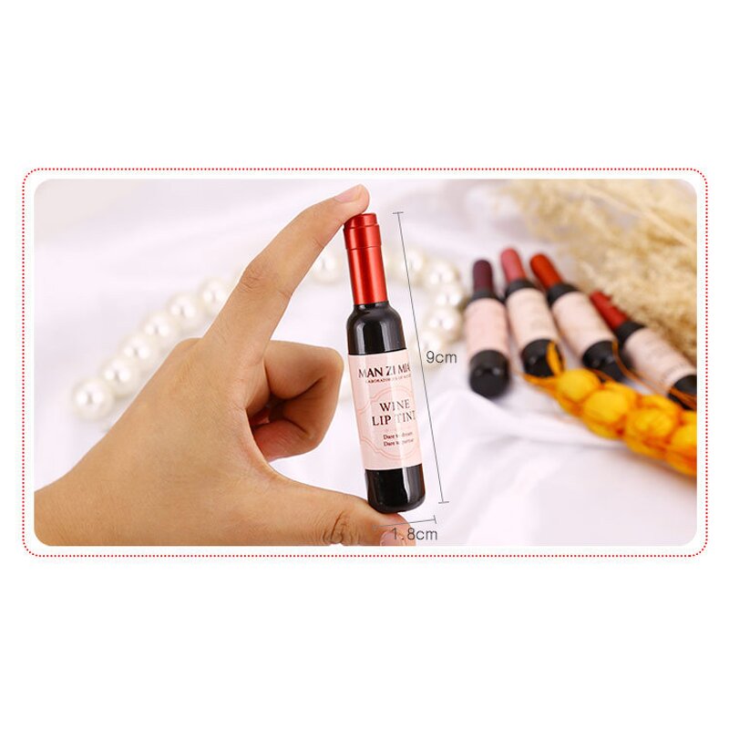 Lipstick Set Manufacturer - 6 Colors Wine Bottle Style - Long Lasting Durable
