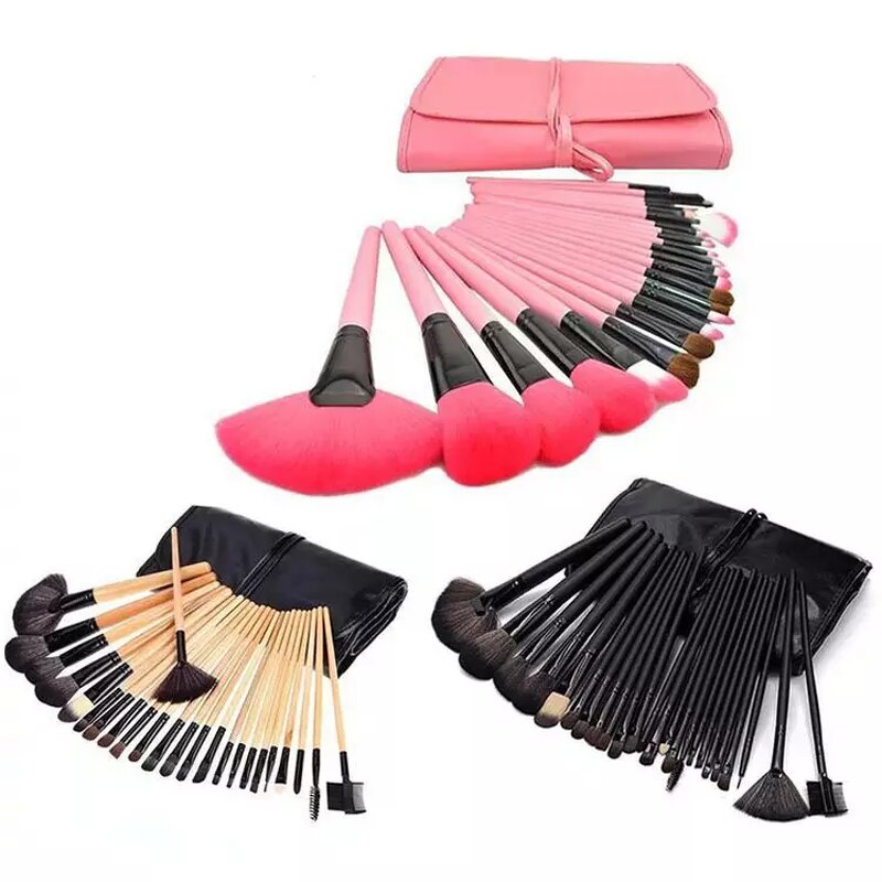 Makeup Brush Set Manufacturer - Synthetic Hair 24pcs - Daily Travel Private Label