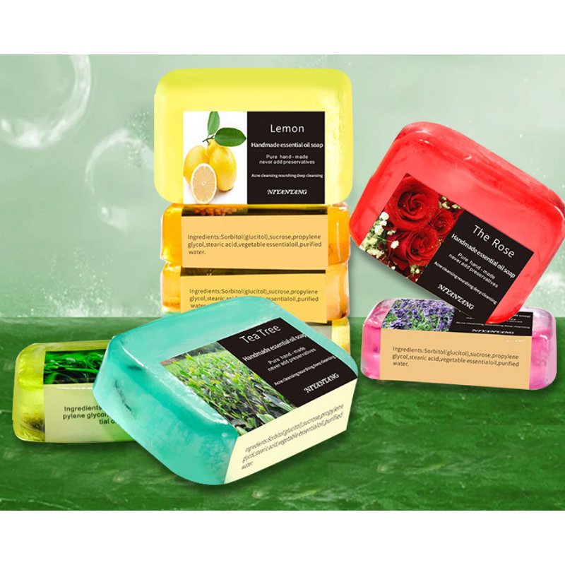 Facial Soap Manufacturer - Dried Flower Essential Oil - Spa Face Body Wash Private Label