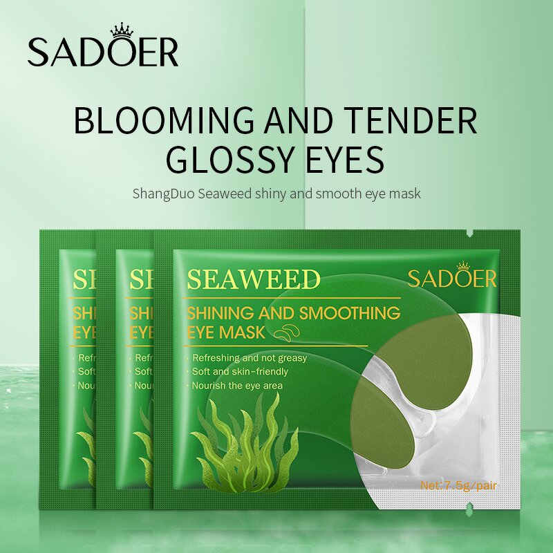 Eye Mask Manufacturer - SADOER Caviar Seaweed - Anti-aging Dark Circles Removal Hydrogel