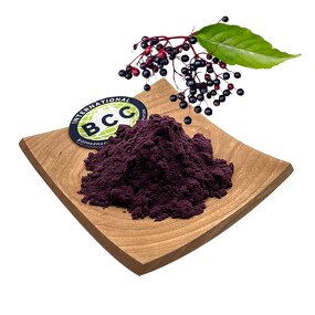Black Elderberry Extract Powder Manufacturer - 25% Anthocyanins Natural & Factory Supplier