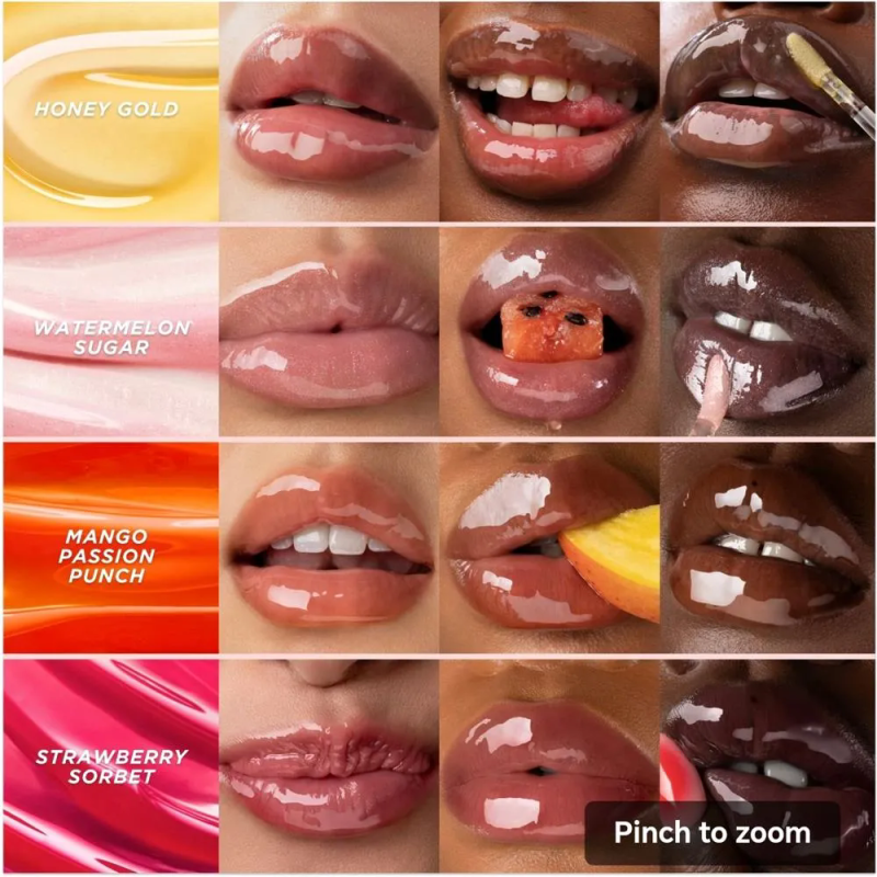 Lip Oil Manufacturer - OEM 5 Colors Gisou Coconut Frost Moisturizing Gloss