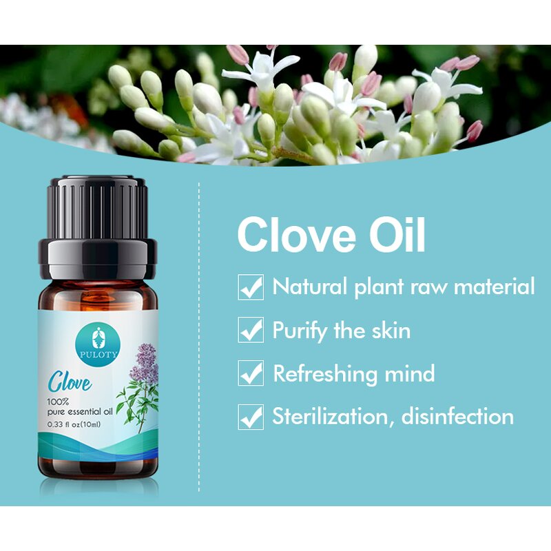 Clove Oil Manufacturer - Factory Wholesale Bulk Free Sample Private Label Hair Care - Toothache Pure Natural Organic Essential Oil