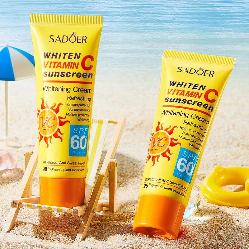 Sunscreen Lotion Manufacturer - SPF60+ PA+++ VC Herbal Mineral Refreshing for All Skin Types & Wholesale