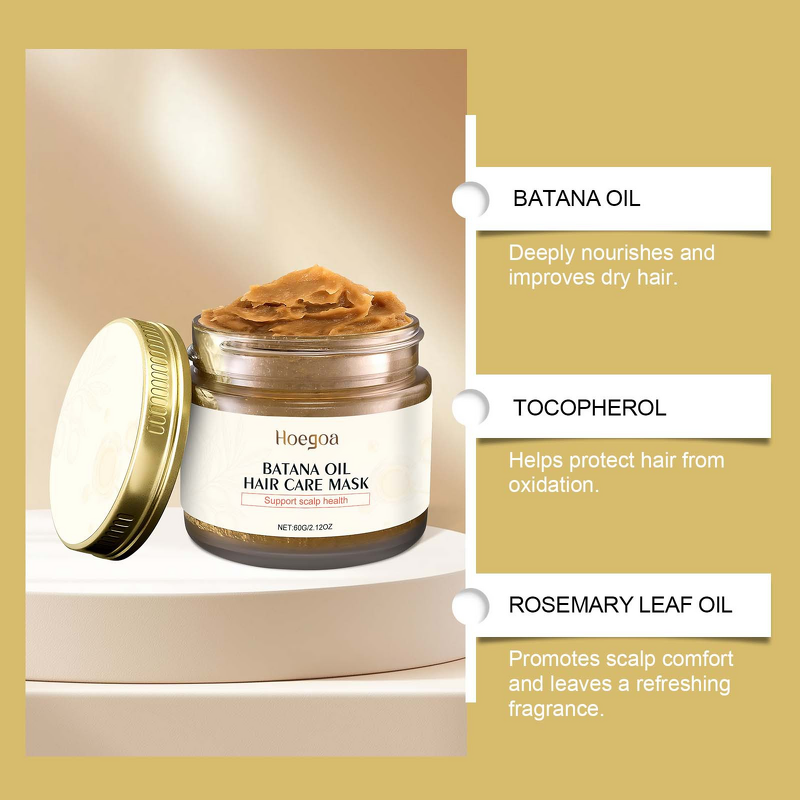 Hair Scalp Cream Manufacturer - Organic Herbal Batana Non-greasy for Dry Curly Hair & OEM Hot Selling