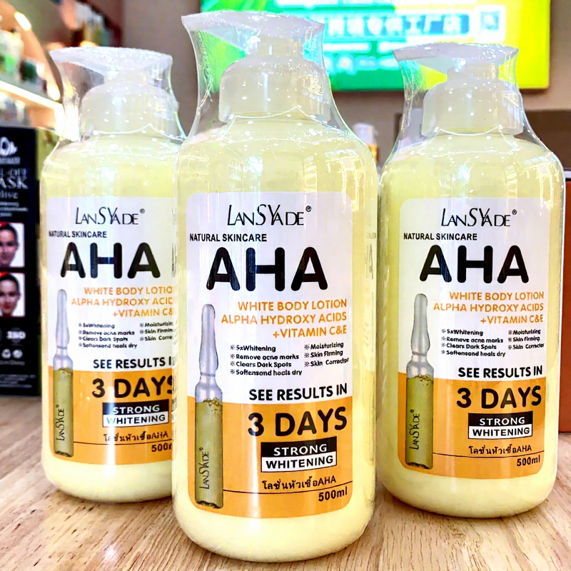 Body Milk Manufacturer - AHA Fruit Acid VC VE Whitening 500ml & OEM Wholesale