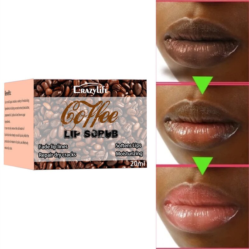 Lip Scrub Manufacturer - Natural Coffee Organic Lightening Whitening & Wholesale Set