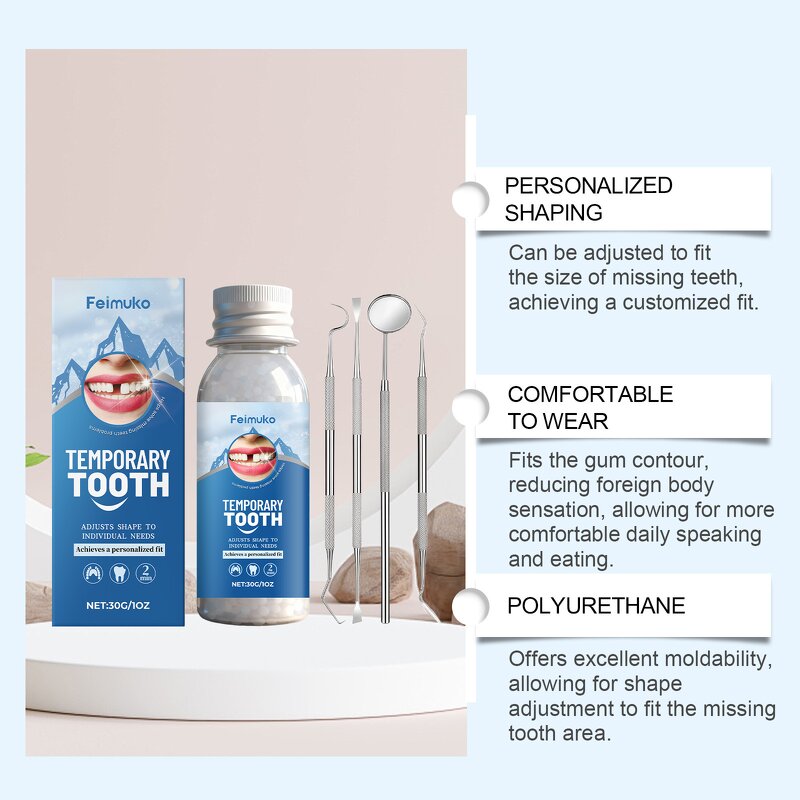 Dental Care Kit Manufacturer - Temporary DIY Filled Dentures for Beautiful Smile