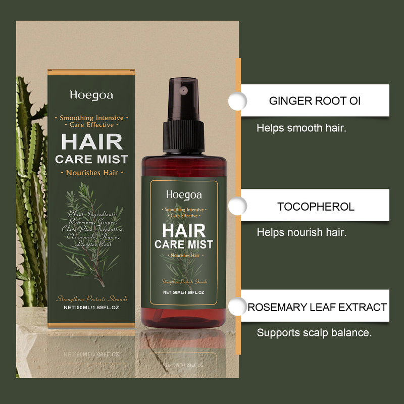 Hair Care Spray Manufacturer - Herbal Essential Oil for Scalp Nourishment & Factory Customized