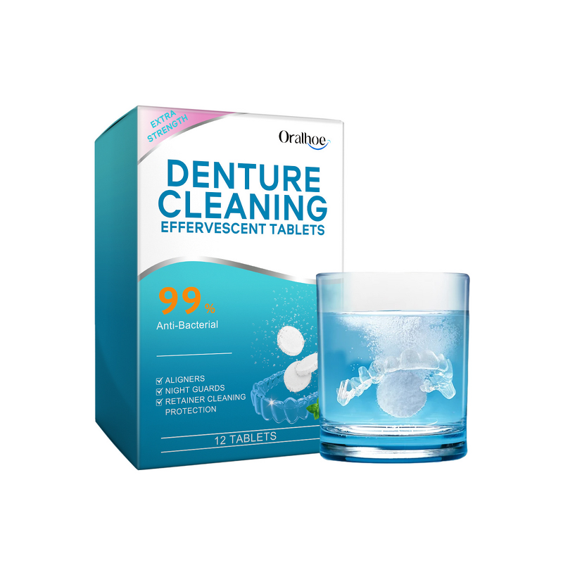 Effervescent Tablets Manufacturer - Portable for Denture Cleaning Stain Removal