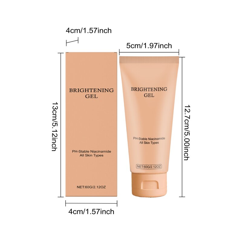 Face Gel Manufacturer - Balancing Moisturizer Brightening Non-Greasy with Niacinamide & Custom Logo