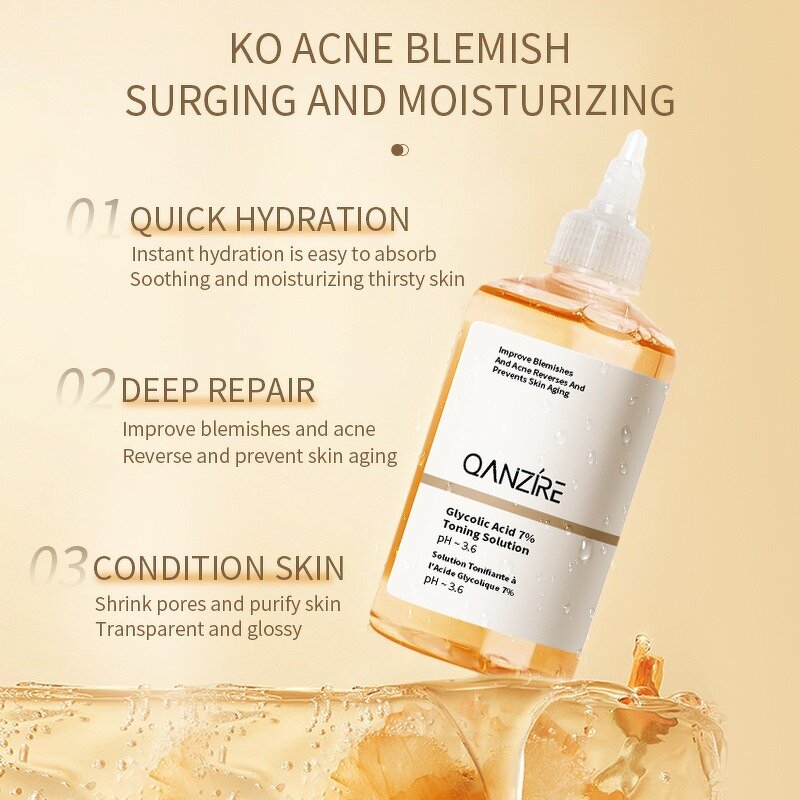 Toner Manufacturer - Fruit Acid 7% Glycolic Acid 240ml for Exfoliation & OEM