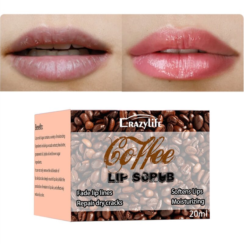 Lip Scrub Manufacturer - Natural Coffee Organic Lightening Whitening & Wholesale Set