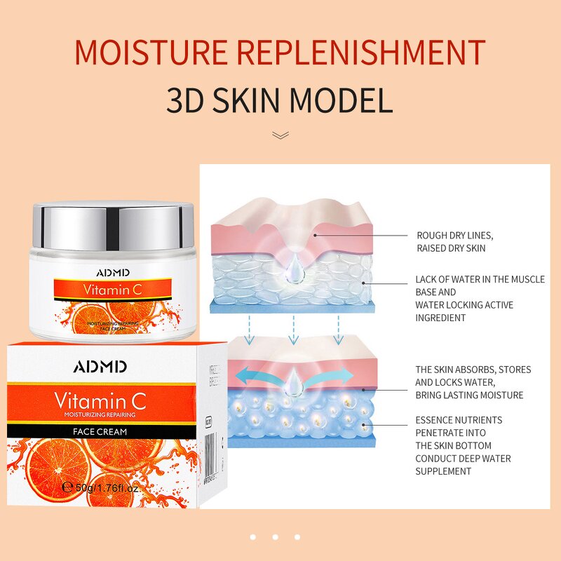 Moisturizing Cream Manufacturer - Whitening Hydrating with Vitamin C & Customized