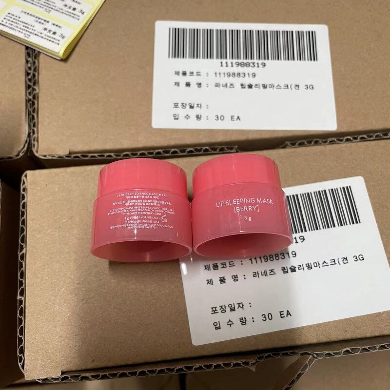 Lip Mask Manufacturer - Korean Jelly Strawberry Flavor Night Repair 3g