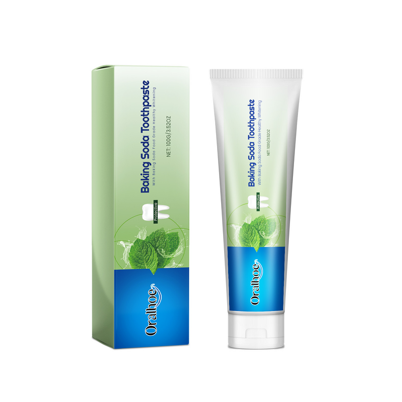 Toothpaste Manufacturer - Herbal Baking Soda for Teeth Whitening Tartar Removal Fresh Breath