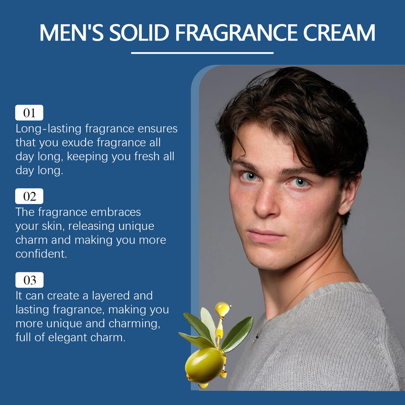 Perfume Balm Manufacturer - Men's Solid Fresh Natural Invigorating Scent Portable