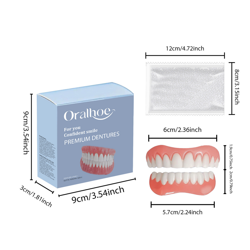 Teeth Whitening Kit Manufacturer - Improved with Free Denture Set for Smile Care