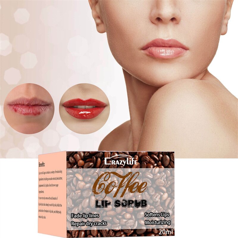 Lip Scrub Manufacturer - Natural Coffee Organic Lightening Whitening & Wholesale Set