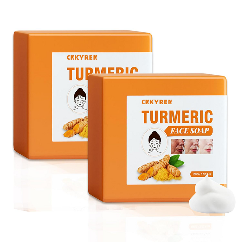 Face Wash Manufacturer - Organic Turmeric - Gentle Exfoliating Solid Bar Moisturizing All Skin Types