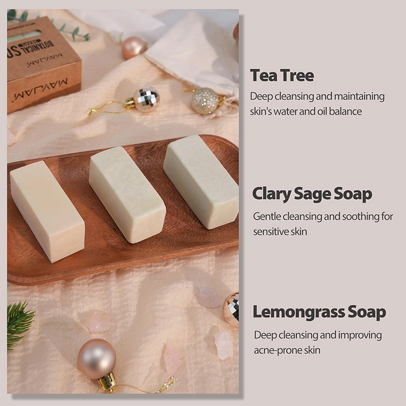 Soap Bar Manufacturer - Handmade Deep Cleansing - Tea Tree Sage Lemongrass Nourishing Whitening Skin Care