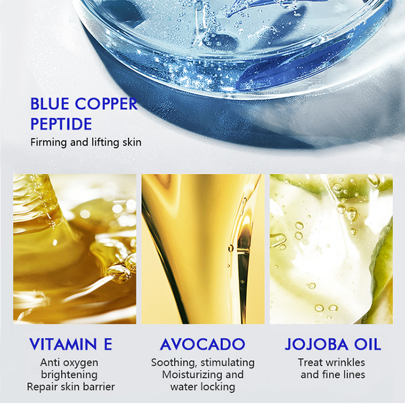 Body Lotion Manufacturer - OEM Firming - Hyaluronic Acid Blue Copper Peptide Ghk-Cu Organic Face Body