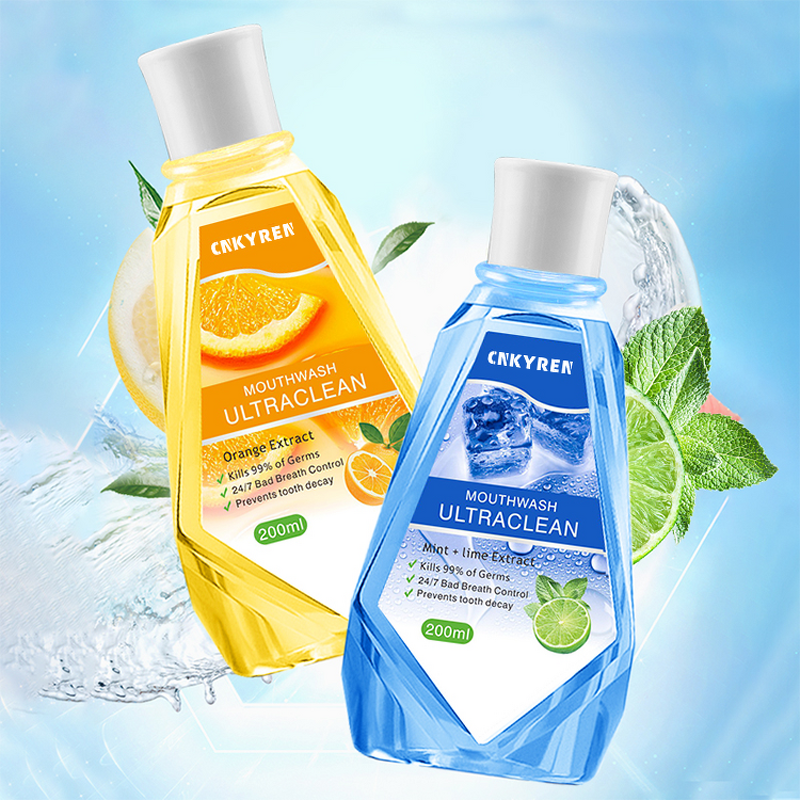 Mouthwash Manufacturer - Customized Orange Mint - Honey Teeth Whitening Decay Prevention Disposable