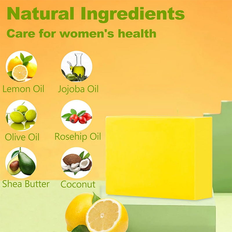 Soap Bar Manufacturer - Yoni - Lemon Olive Jojoba Oil Deep Moisturizing PH Balance Odor Removal