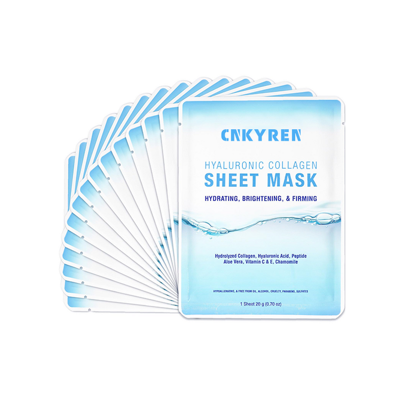 Facial Mask Manufacturer - OEM Deep Hyaluronic Acid - Collagen Vitamin C E Brightening Sheet Custom