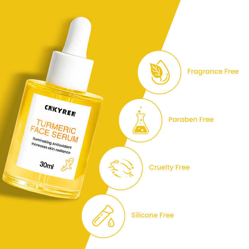 Serum Manufacturer - Anti Acne Turmeric - Organic Vegan Reduces Inflammation Wrinkles Brightening Repair