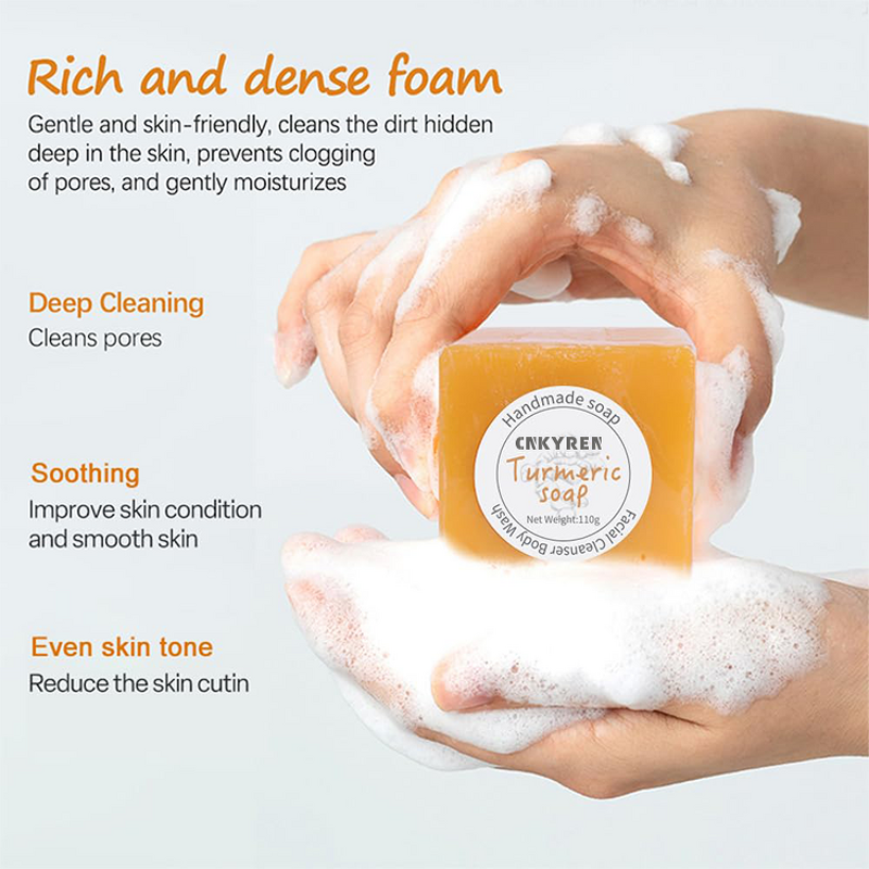 Soap Bar Manufacturer - Organic Ginger Aloe - Turmeric Wholesale Soothing Clean Glycerin Body Care