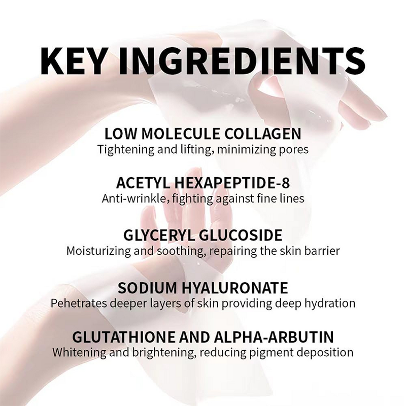 Facial Mask Manufacturer - OEM Sheet Form - Hyaluronic Acid Lifting Firming Collagen Peptide Brightening