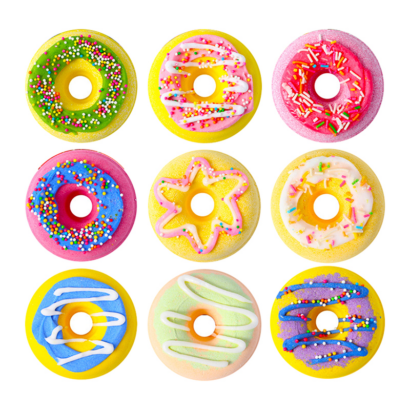Shower Gel Bomb Manufacturer - Wholesale Body Care Relaxing - Donut Shape Colorful Natural Cleaning
