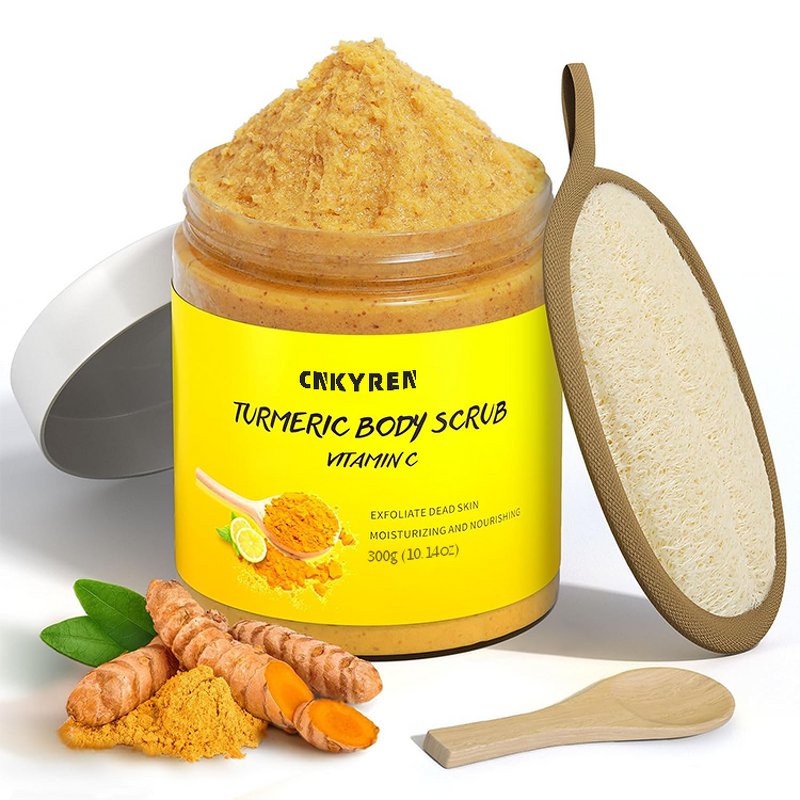 Body Scrub Manufacturer - Turmeric - Deeply Hydrating Simmondsia Chinensis Sea Salt Shea Butter Vitamin C