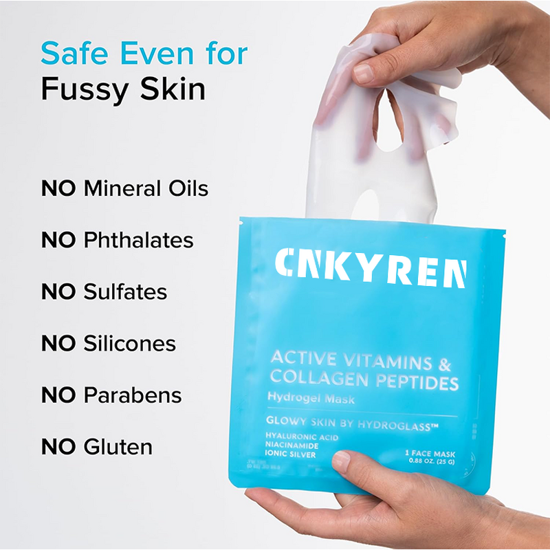 Facial Sheet Mask Manufacturer - Wholesale - Collagen Peptides Active Vitamins Clearer Skin Glass Skin