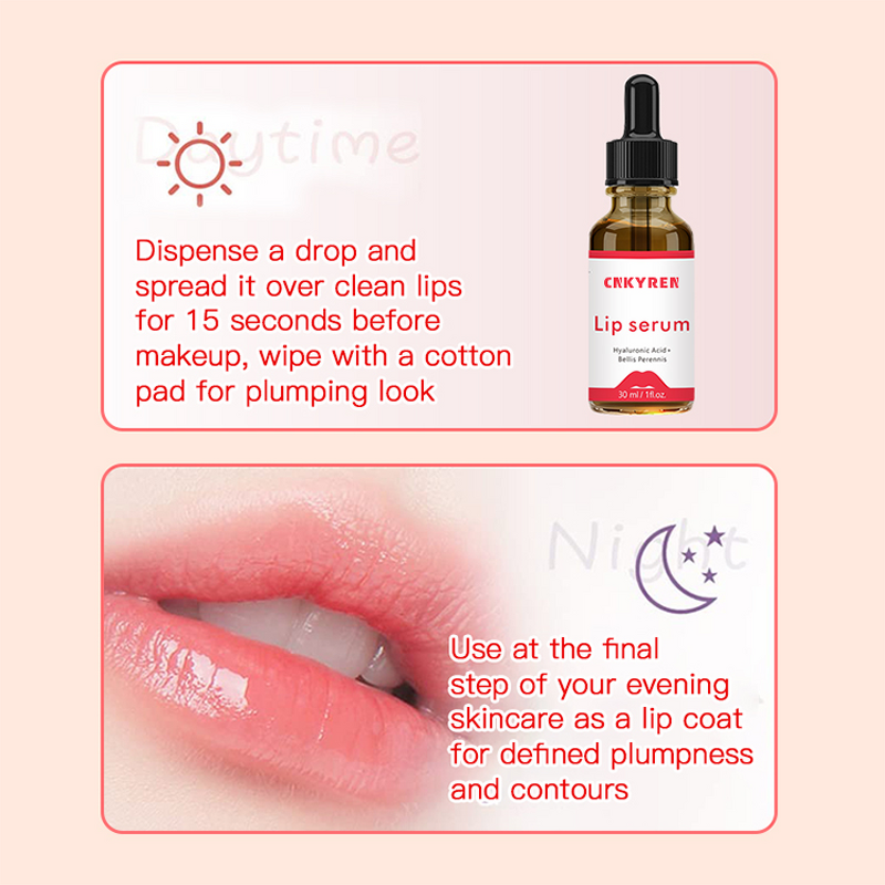 Lip Plumping Serum Manufacturer - Organic Natural Vitamin E - Collagen Hyaluronic Acid Brightening Repair Wholesale