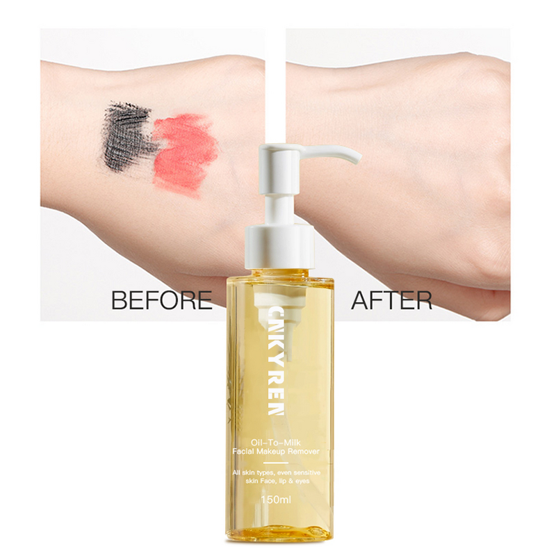 Makeup Remover Oil Manufacturer - Deep Pore Control - Eye Face Moisturizing Oil-to-Milk Anti Acne